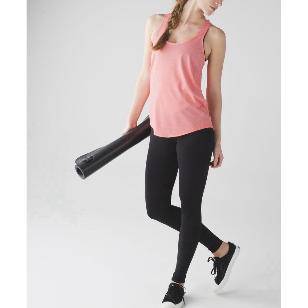 Lululemon Salute the Sun Singlet II Tank Heathered Very Light Flare W1NF1S